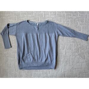 Victoria's Secret Cotton/Cashmere Blend Round Neck Long Sleeve Sweater